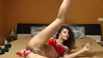 Horny fit hottie does dp dildos