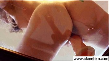 Horny girl fill her holes with dildo toys vid 09