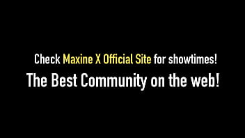 Mature beauty maxine x takes her man's raging hard cock and cums