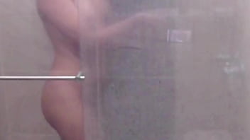 I touch my pussy while i shower i'm a slut who loves sex