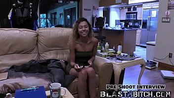 Kalani luana's back gets blasted with cum pov version