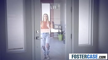 Pervy couple teach foster daughter strict rules in her bedroom initiation