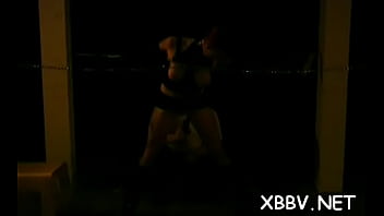 Enchanting babe is doing a strip tease