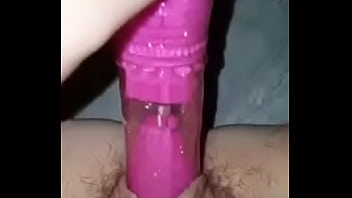 Friend with dildo