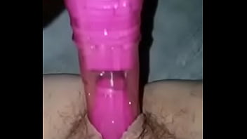 Friend with dildo