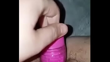 Friend with dildo