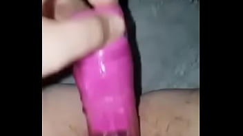 Friend with dildo
