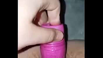 Friend with dildo