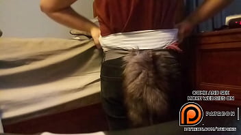 Nerd receives a huge wedgie