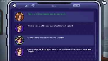 Summertime saga by darkcookie amazing stepsis shows her huge natural boobs horny slut stepsis jenny loves showing her huge tits