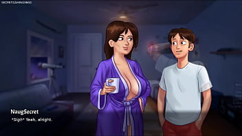 Summertime saga by darkcookie amazing stepsis shows her huge natural boobs horny slut stepsis jenny loves showing her huge tits