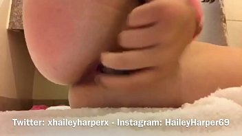 Hailey harper anal masturbation