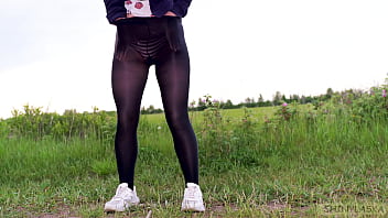 398 perfect ass in pantyhose outdoors 4k