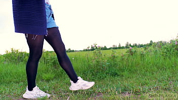 398 perfect ass in pantyhose outdoors 4k