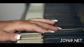 Vanilla legal age teenager in a softcore play