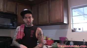 Alluring alt babes filmed at photo session