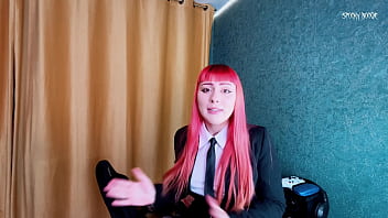 Femdom role makima seduced you to creampie her tight pussy