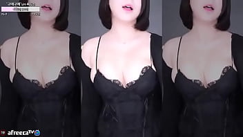 Beautiful girl with big breasts and big butt is so happy