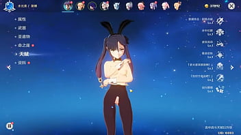 王何惜 or hexilucky genshin impact mod for mona bunny girl nude from a chinese mod that like doing nude lewds and posting