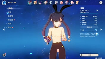 王何惜 or hexilucky genshin impact mod for mona bunny girl nude from a chinese mod that like doing nude lewds and posting