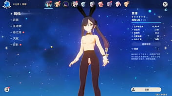 王何惜 or hexilucky genshin impact mod for mona bunny girl nude from a chinese mod that like doing nude lewds and posting