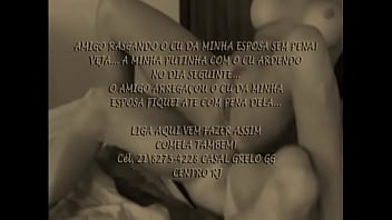 Casal grelo gg amigo rasgando o cu da minha esposa que peninha dela