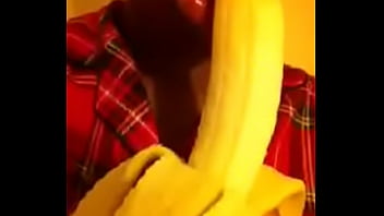 Black girl imitates giving head for her horny boyfriend