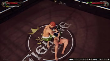Alyssa vs aine nf3d female mma combat ring