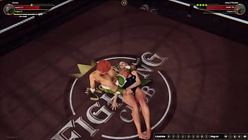 Alyssa vs aine nf3d female mma combat ring