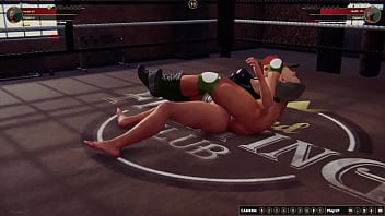 Alyssa vs aine nf3d female mma combat ring