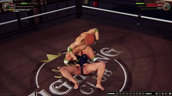 Alyssa vs aine nf3d female mma combat ring