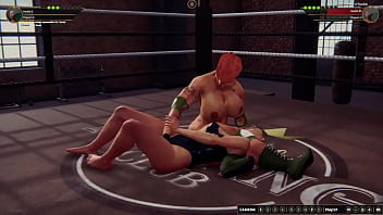 Alyssa vs aine nf3d female mma combat ring