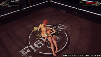 Alyssa vs aine nf3d female mma combat ring