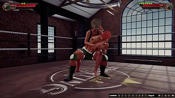 Alyssa vs aine nf3d female mma combat ring