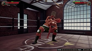 Alyssa vs aine nf3d female mma combat ring