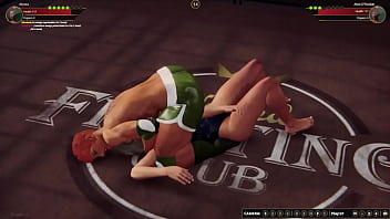 Alyssa vs aine nf3d female mma combat ring