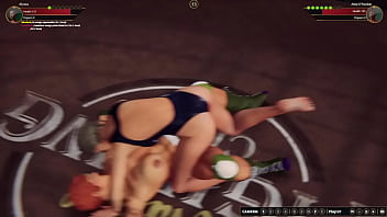 Alyssa vs aine nf3d female mma combat ring