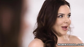 Hot lesbian threesome with stepmommy natasha is always the best