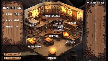 Manage girls in the dancing inn western cartoon hentai