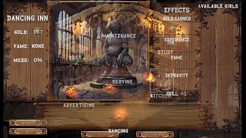 Manage girls in the dancing inn western cartoon hentai