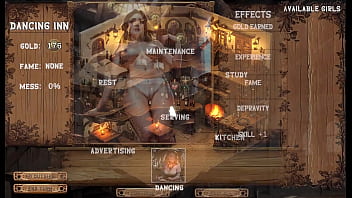 Manage girls in the dancing inn western cartoon hentai