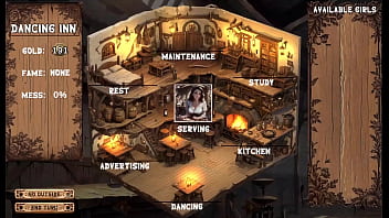 Manage girls in the dancing inn western cartoon hentai