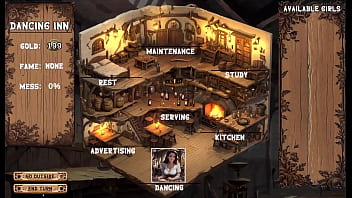 Manage girls in the dancing inn western cartoon hentai