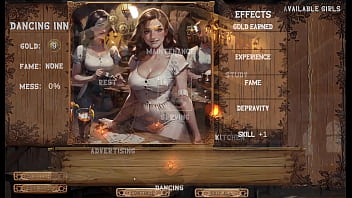 Manage girls in the dancing inn western cartoon hentai