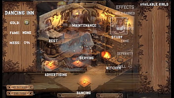 Manage girls in the dancing inn western cartoon hentai