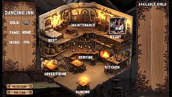 Manage girls in the dancing inn western cartoon hentai