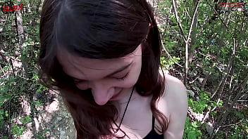 I meet a beautiful teenager in the forest I meet a beautiful teenager in the forest