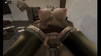 Roblox black bull fucking a cheating nasty white girl who loves black cock