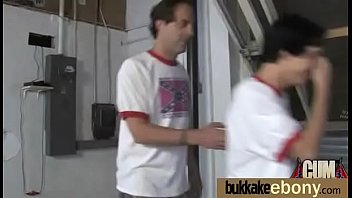 Ebony babe have a hot group fuck 4