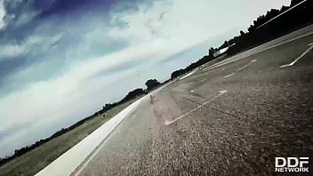 Biker bangs fan's asshole Biker bangs fan's asshole